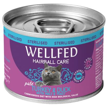 Wellfed Hairball Care Sterilised Turkey & Duck