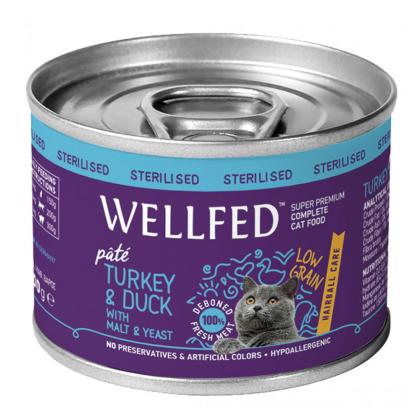 Wellfed Hairball Care Sterilised Turkey & Duck
