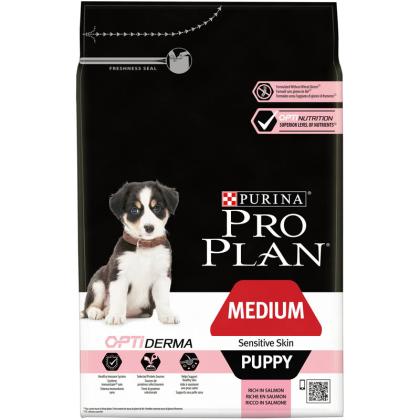 Pro Plan Puppy Medium Sensitive Skin Optiderma
