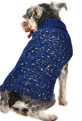 Pet Camelot Dog's Sweater Πλεκτό / Μπλε (3988)