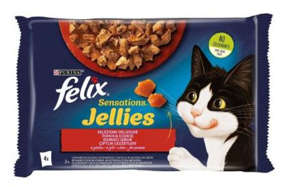 Purina Felix Sensations Jellies Multipack 4x85g