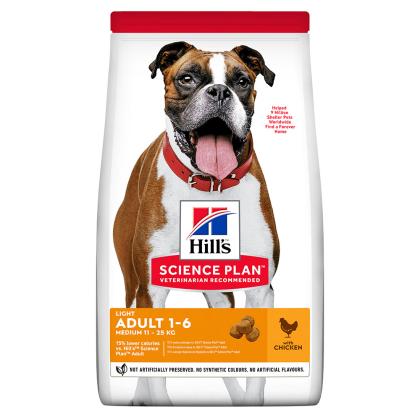 Hill's Science Plan Adult Medium Light για Σκύλους
