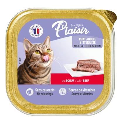 Plaisir Adult & Sterilised Pate 100g
