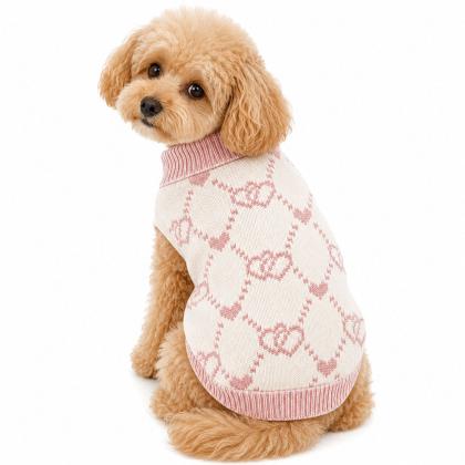 Pet Camelot Dog's Sweater Ροζ σε 2 μεγέθη