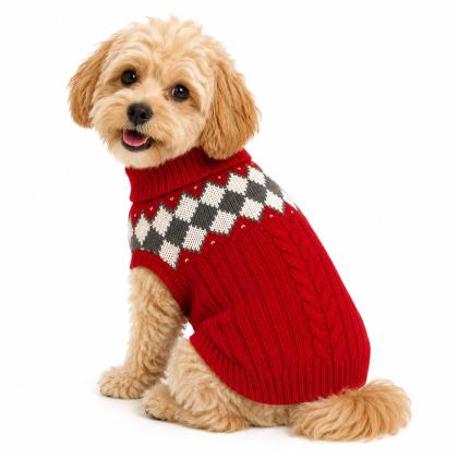 Pet Camelot Dog's Sweater Κόκκινο σε 2 μεγέθη