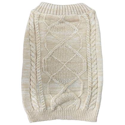 Pet Camelot Dog's Sweater Μπεζ σε 7 μεγέθη
