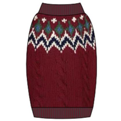Pet Camelot Dog's Sweater Μπορντό (3641)