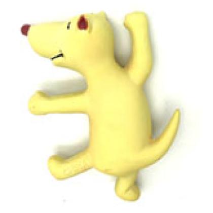 Pet Camelot Παιχνίδι Σκύλου Λάτεξ Κίτρινος Σκύλος με Ήχο 12cm