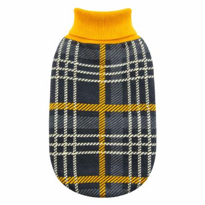 Pet Camelot Dog's Sweater Γκρι/Κίτρινο σε 7 μεγέθη