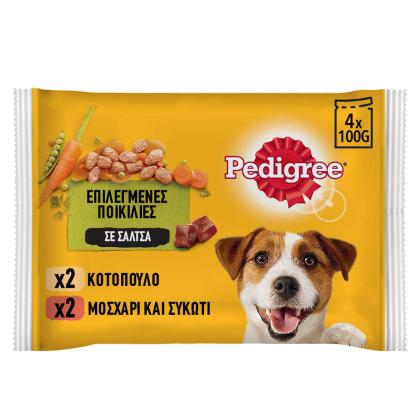 Pedigree Multipack σε Σάλτσα 4x100g