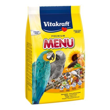 Vitakraft Menu Βασική Τροφή για Μεγάλους Παπαγάλους - Μέλι