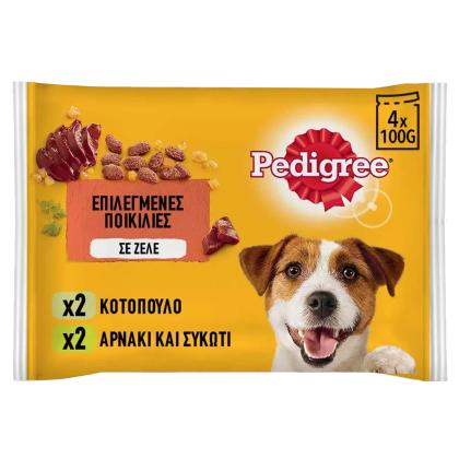 Pedigree Multipack σε Ζελέ 4x100g