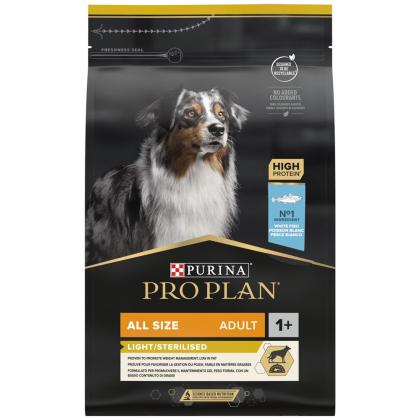 Pro Plan Adult All Size Light & Sterilised White Fish