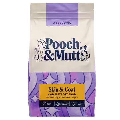 Pooch & Mutt Adult Dog Skin & Coat Herring