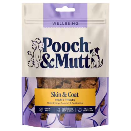 Pooch & Mutt Snack Skin & Coat με Γαρίδα