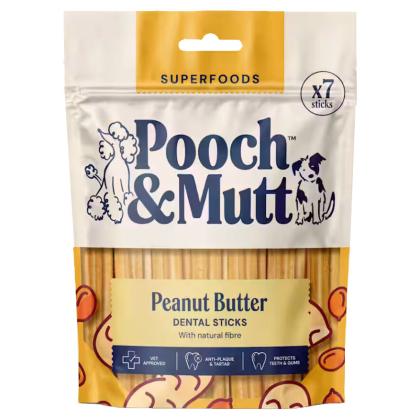 Pooch & Mutt Dental Stick Superfood με Φυστικοβούτυρο