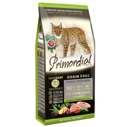 Primordial Cat Neutered Skin & Coat Salmon & Turkey