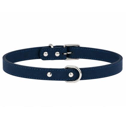 35x1.2cm Δερμάτινο Περιλαίμιο Pet Camelot Nubuck (σε 5 χρώματα)