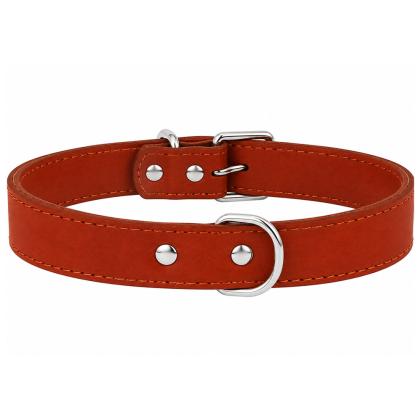 55x2.5cm Δερμάτινο Περιλαίμιο Pet Camelot Nubuck (σε 5 χρώματα)