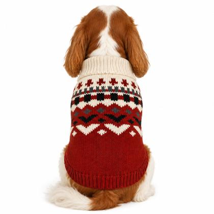 Pet Camelot Dog's Sweater Κόκκινο σε 7 μεγέθη