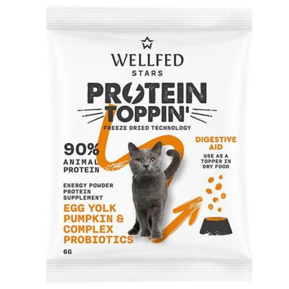 Wellfed F.D. Protein Toppin' Digestive Aid Egg Yolk, Pumpkin & Complex Probiotics