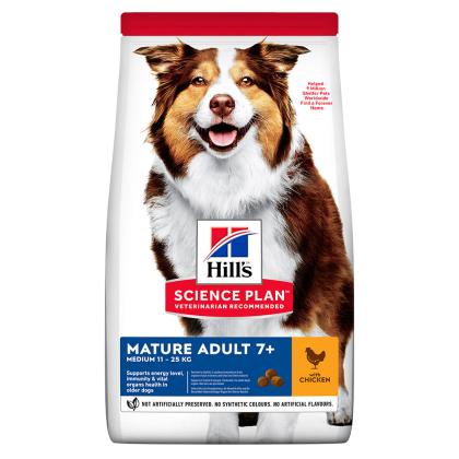 Hill's Science Plan Mature Adult 7+ Medium Dog Chicken