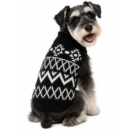 Pet Camelot Dog's Sweater Μαύρο σε 7 μεγέθη