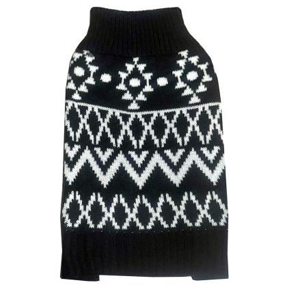 Pet Camelot Dog's Sweater Μαύρο σε 7 μεγέθη