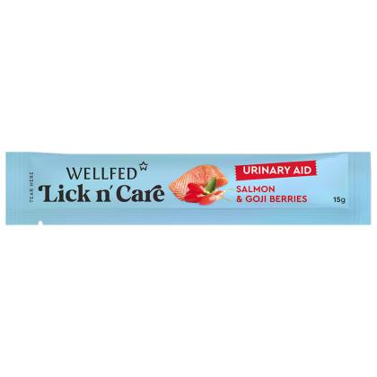 Wellfed Lick N' Care Urinary Aid Puree Salmon & Goji Berries