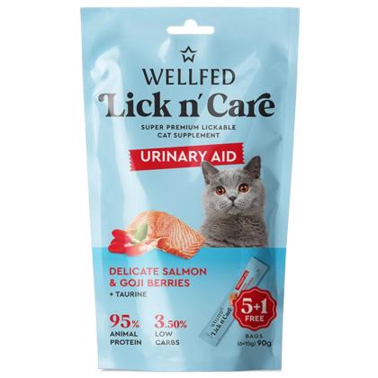 Wellfed Lick N' Care Urinary Aid Puree Salmon & Goji Berries