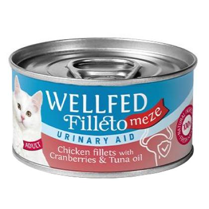 Wellfed Filleto Meze Urinary Aid Chicken with Cranberries & Tuna Oil