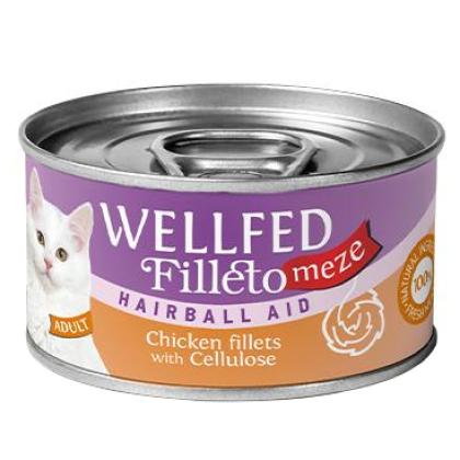 Wellfed Filleto Meze Hairball Aid Chicken with Cellulose