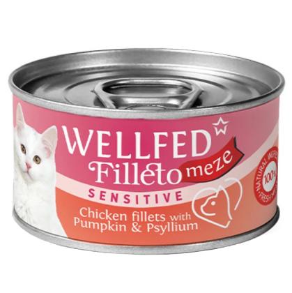 Wellfed Filleto Meze Sensitive Chicken with Pumpkin & Psyllium