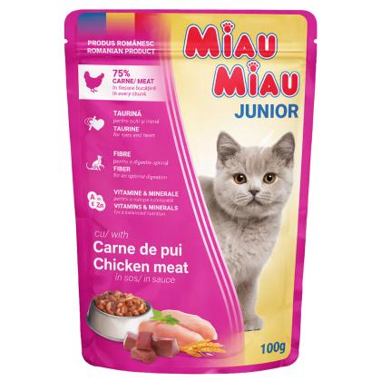 Miau Miau Κitten σε Σάλτσα 100g