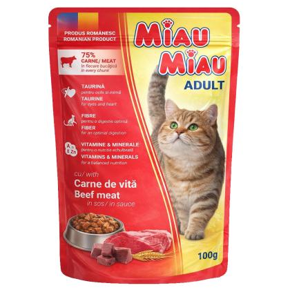Miau Miau Adult σε Σάλτσα 100g