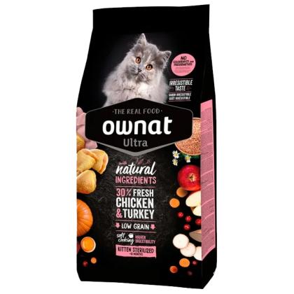 Ownat Ultra Kitten Sterilized Chicken & Turkey