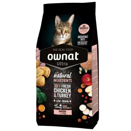 Ownat Ultra Mature Cat Chicken & Turkey