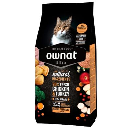 Ownat Ultra Mature Sterilised Cat Chicken & Turkey