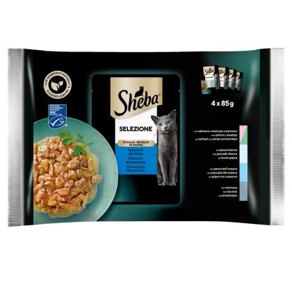 Sheba Multipack Επιλεγμένα Θαλασσινά σε Σάλτσα
