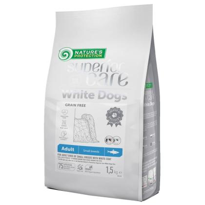 Nature's Protection White Dogs Adult Small Breeds Herring