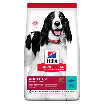 Hill's Science Plan Adult Medium για Σκύλους με Τόνο & Ρύζι