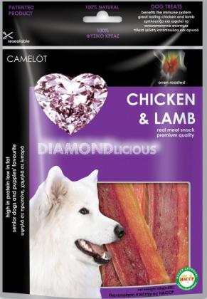 Pet Camelot Λιχουδιά με Στήθος Κοτόπουλου & Αρνιού