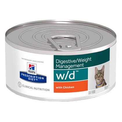 Hill's Prescription Diet w/d Digestive/Weight Management για Γάτες με Κοτόπουλο