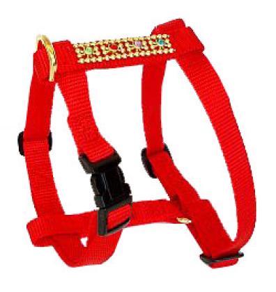 Medium / Xlarge Ρυθμιζόμενο Σαμαράκι Colour Strass Pet Camelot