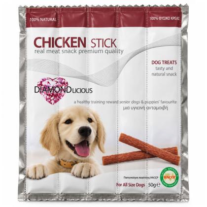 Diamondlicious Sticks από 100% Φυσικό Κρέας 50g