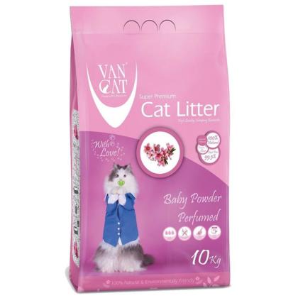 Van Cat Baby Powder Clumping