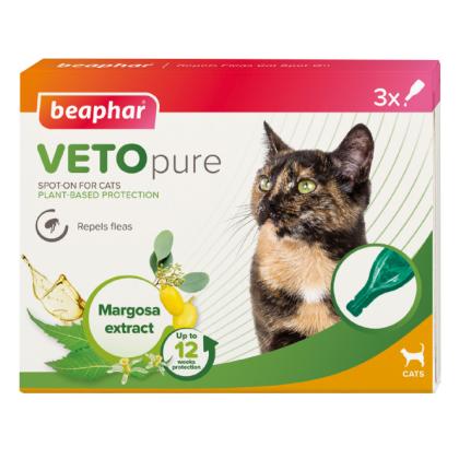 Beaphar Veto Pure Spot On Αμπούλες Γάτας