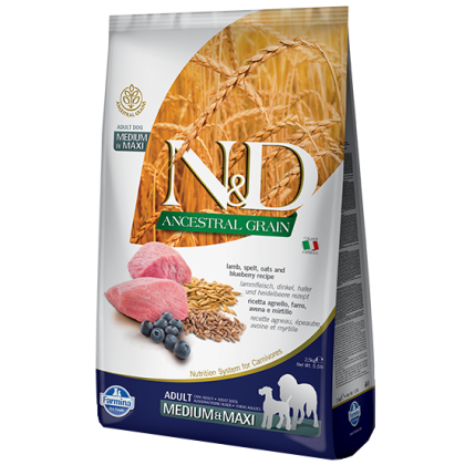 N&D Low Grain Lamb & Blueberry Adult Medium & Maxi