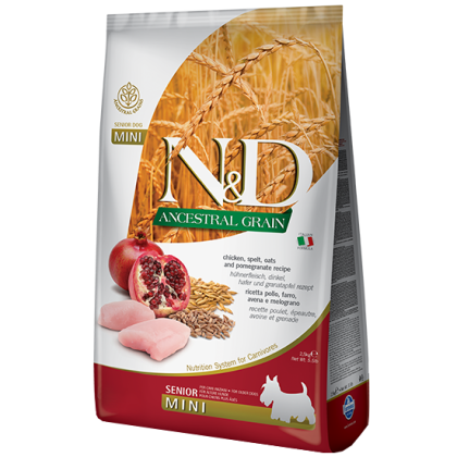 N&D Low Grain Chicken & Pomegranate Senior Mini & Medium