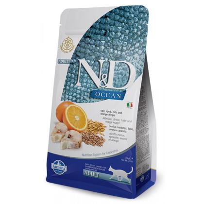 N&D Ancestral Grain Fish & Orange Adult Cat